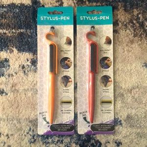 Red and Orange Multiuse Stylus Pens